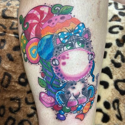 ̈towierung Danke an die süsse , fürs durchhalten und das Vertrauen 🍭🍬🍭🍬