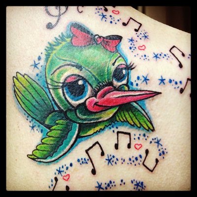 Frau specht lässt grüssen