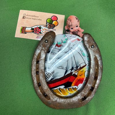 Danke ulli für das traumhafte Hufeisen,das Booti wird sich freuen ♥️⚓️♥️