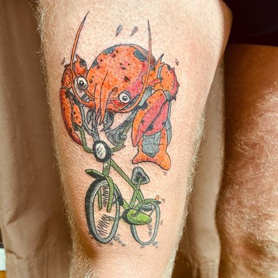 🦞 hummer auf fahrrad😂zeichnung nicht von mir,hat aber megabock gemacht,danke an ben🦞🦞🦞