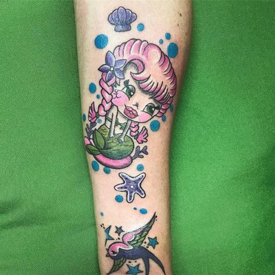 Auf ganz lieben Kundenwunsch nochmal ne a ähnliche Meerjungfrau.