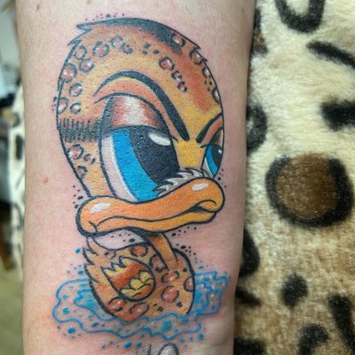 ̈towierung Moin ihr lieben,grummelige babyente war der Auftrag 😂danke dafür tine ♥️♥️♥️