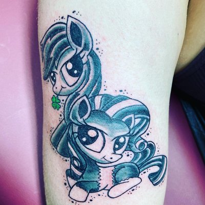 es war mir eine riesenfreude die beiden ponys als comic umzusetzen.