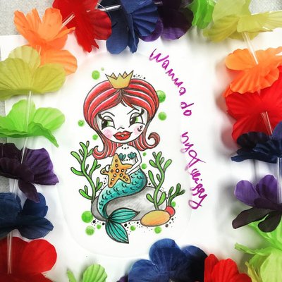 Ahoi meine lieben,diese Meerjungfrau sucht n hafen,gerne auch in anderen Farben.